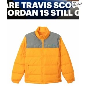 Nwot Tyler the Creator Le fleur  Golf Wang reflective orange all season puffer S